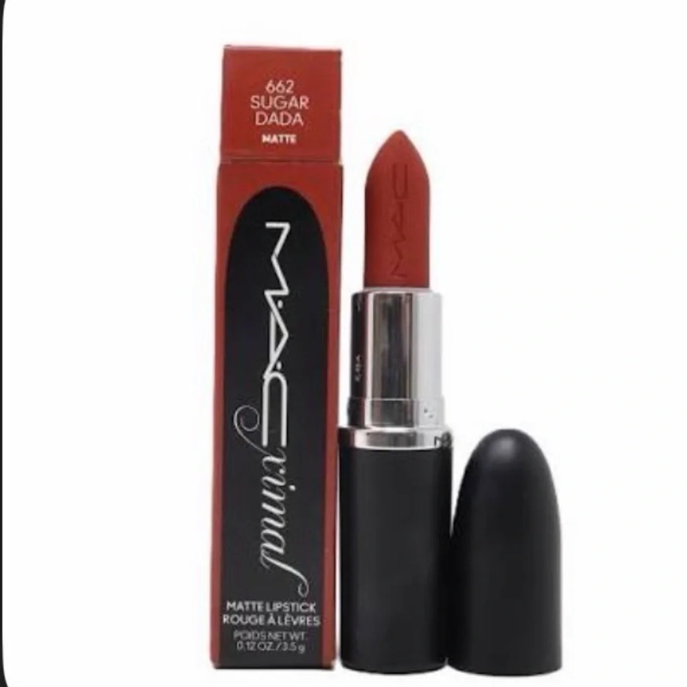 MAC Cosmetics Sugar Dada Lipstick — Vibrant Orange-Red